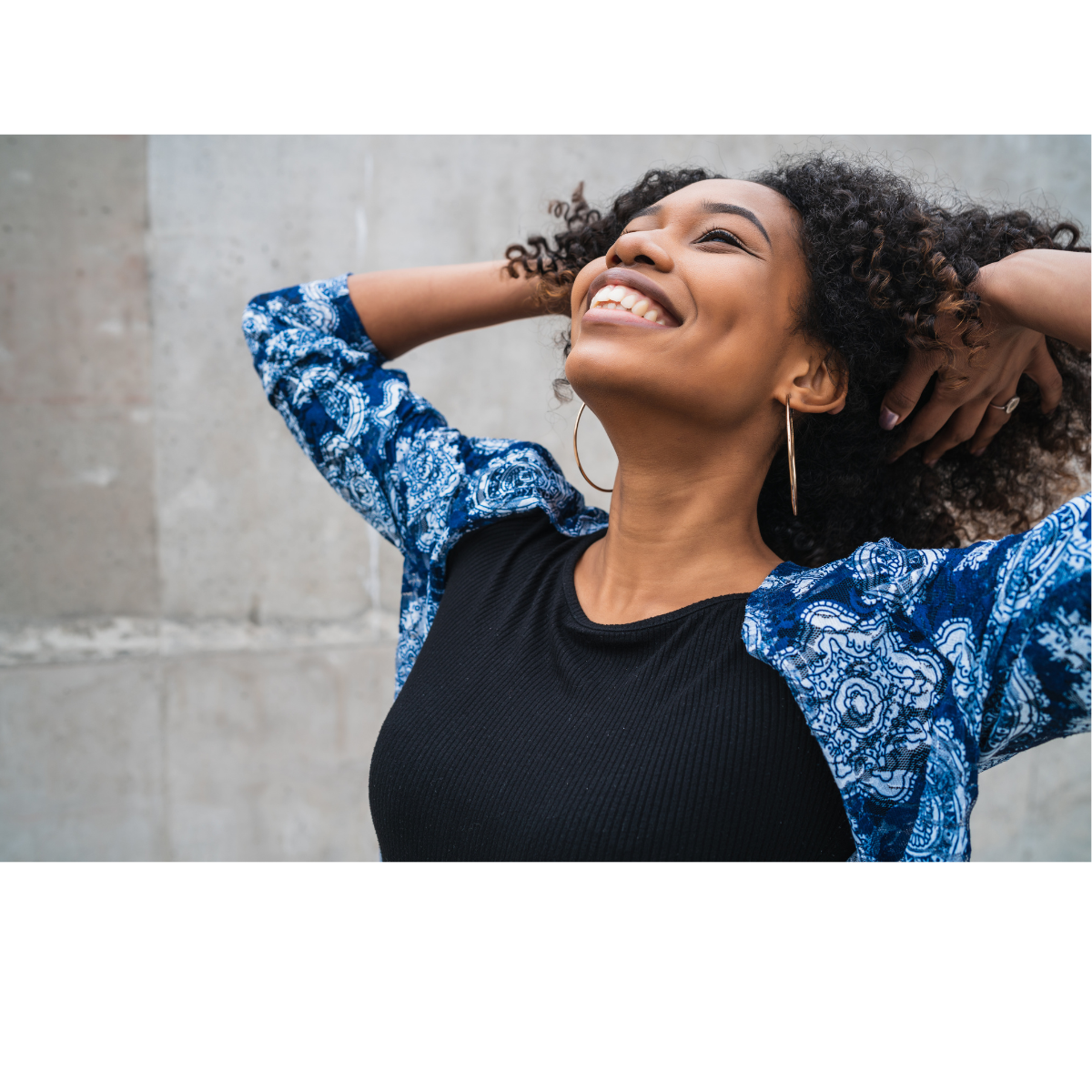 Femme heureuse